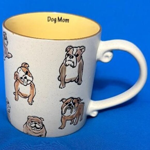 NEW  GORGEOUS & ADORABLE ENGLISH BULLDOG " DOG MOM " 21 OZ / 21 OUNCES MUG / CUP - Picture 16 of 16